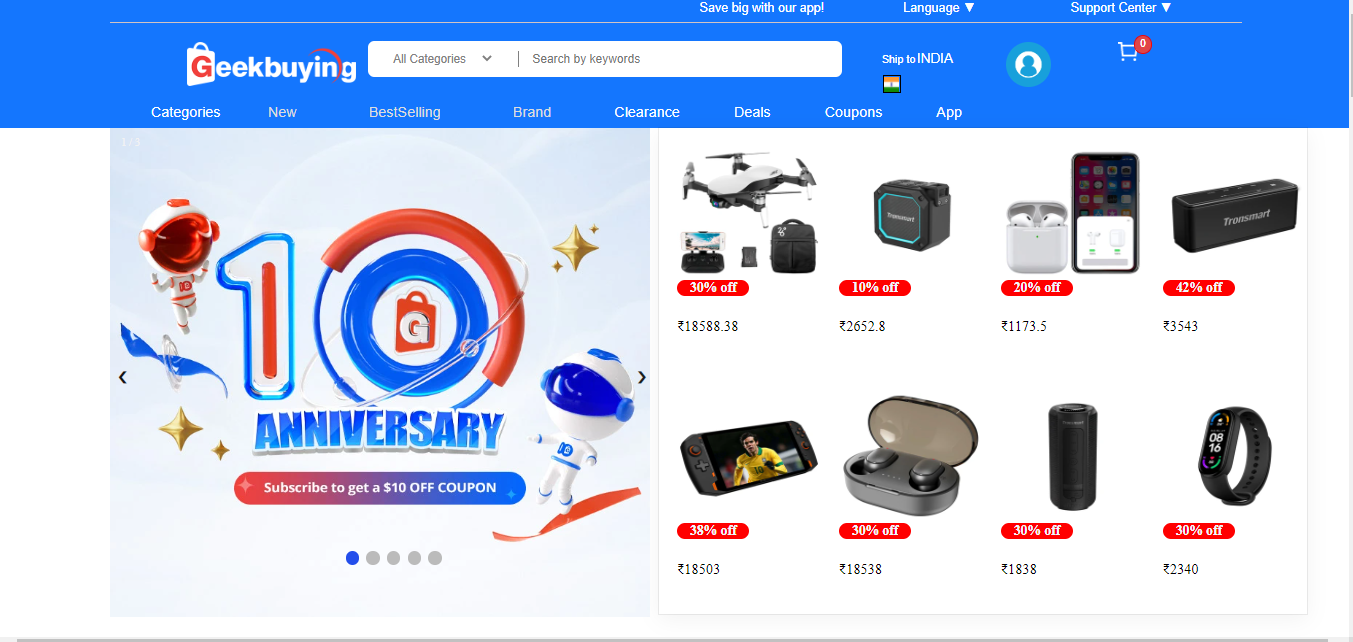 Geekbuying website